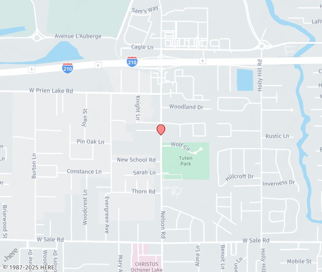 Location Map: 3635 Nelson Rd, Lake Charles, LA 70605