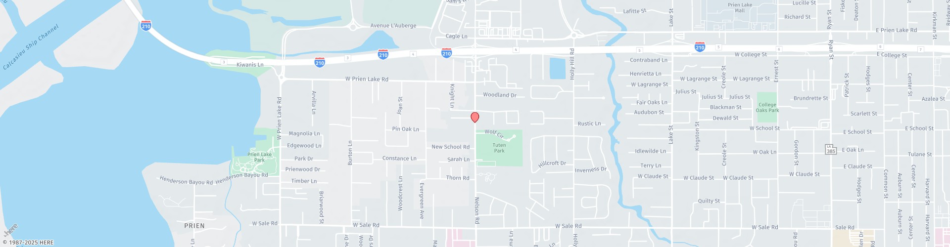 Location Map: 3635 Nelson Rd, Lake Charles, LA 70605